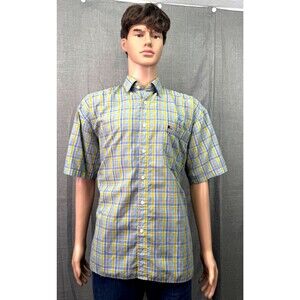 Dally-O Western Wear Men's Short Sleeve Button Down Casual Shirt Size L